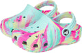 Crocs Kids' Classic Marbled Tie-Dye Clog - Colorful Comfort Clothing