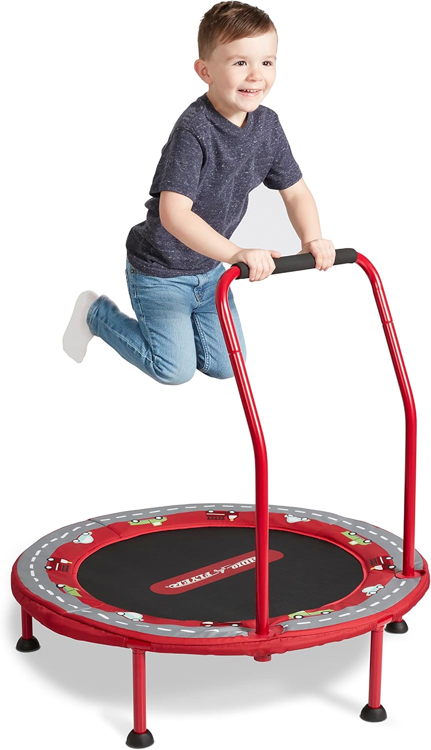 Radio Flyer Kids' Trampoline for Fun and Active Playtime