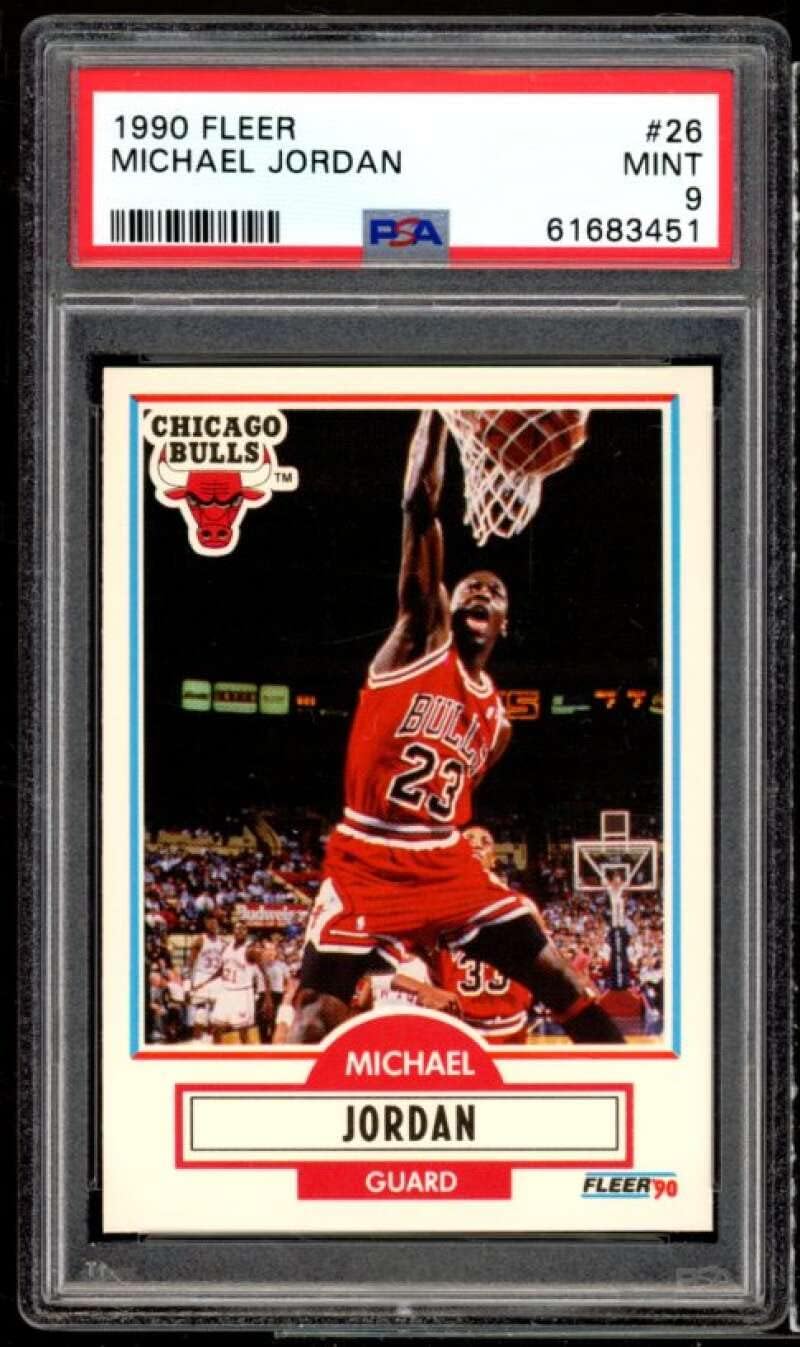 Michael Jordan Card 1990-91 Fleer #26 PSA 9 - A Collector's Dream