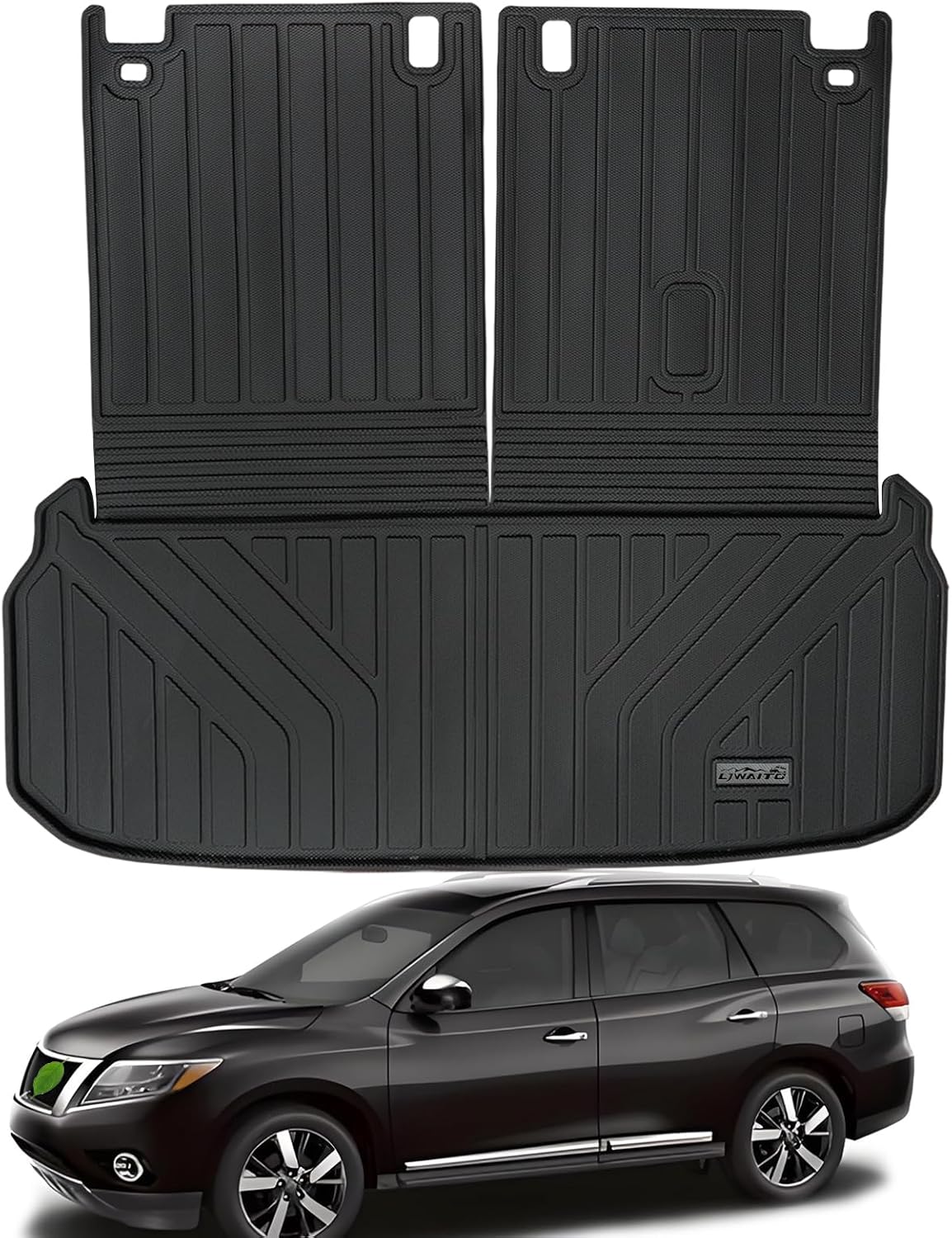 Large Cargo Liners for 2013-2020 Nissan Pathfinder with Backrest