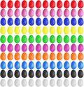 120 Pcs Plastic Egg Shakers Easter Egg Shaker Percussion Set