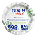Dixie Ultra 8.5 in Heavy-Weight Paper Plates - Sturdy Compostable