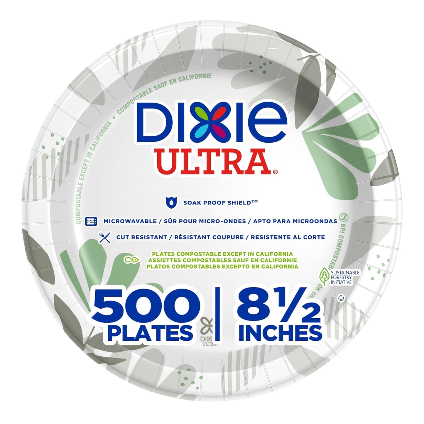 Dixie Ultra Heavy-Weight Paper Plates for All Occasions
