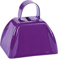 Solid Colored Cowbells Bulk Set of 12 (Purple) - Loud School Spirit