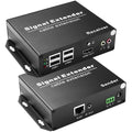 4k KVM Over Ethernet HDMI USB Extender - Long-Distance 4K KVM