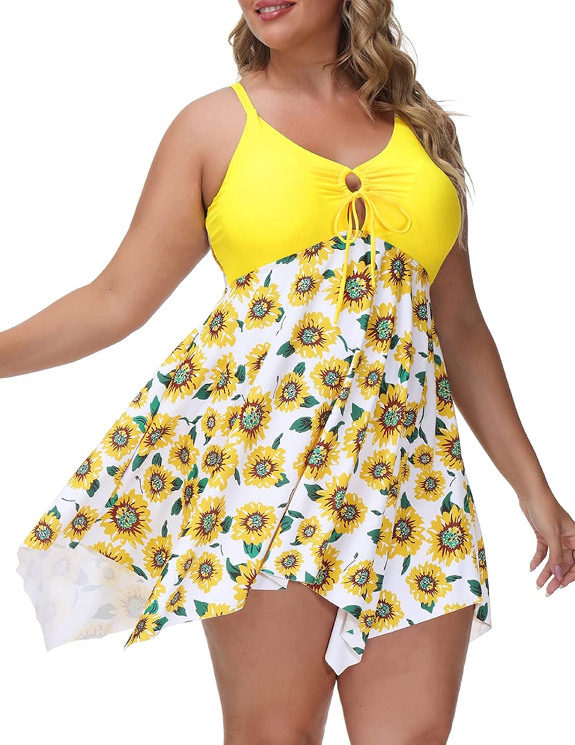 Hanna Nikole Plus Size One Piece Swimsuit for Women with Style