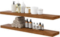 BAMEOS Floating Shelves 40 in W x 8 in D - Space-Saving Wall Shelf