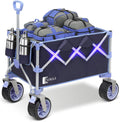 Collapsible Wagon Cart 440 lbs Capacity Blue - AllTerrain Utility