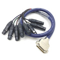 DB25 to XLR Female Snake Cable - 8-Channel Balanced Audio Patch