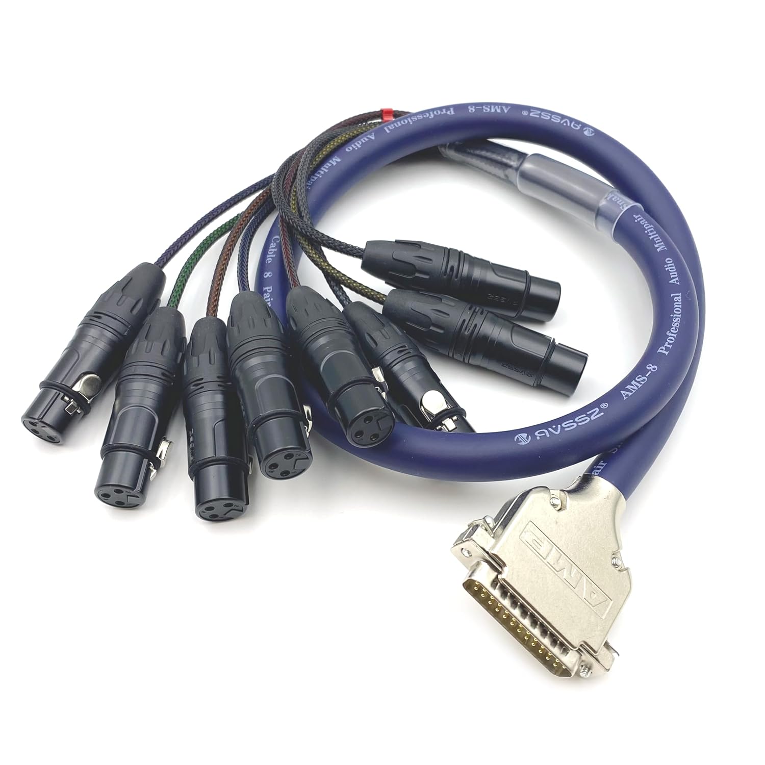 DB25 to XLR Female Snake Cable for Clear Sound Transmission