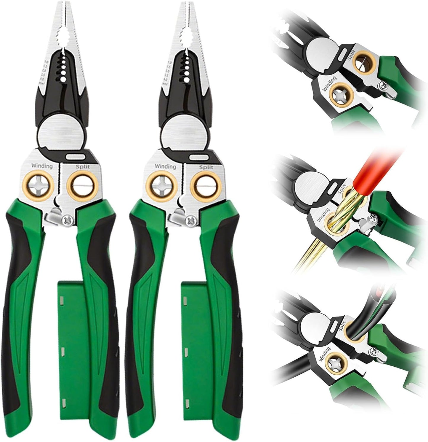 8 in 1 Wire Stripper with Voltage Tester for Electricians
