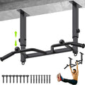 SELEWARE Heavy Duty Welded Pull Up Bar - Sturdy Multi-Grip Chin Up Bar