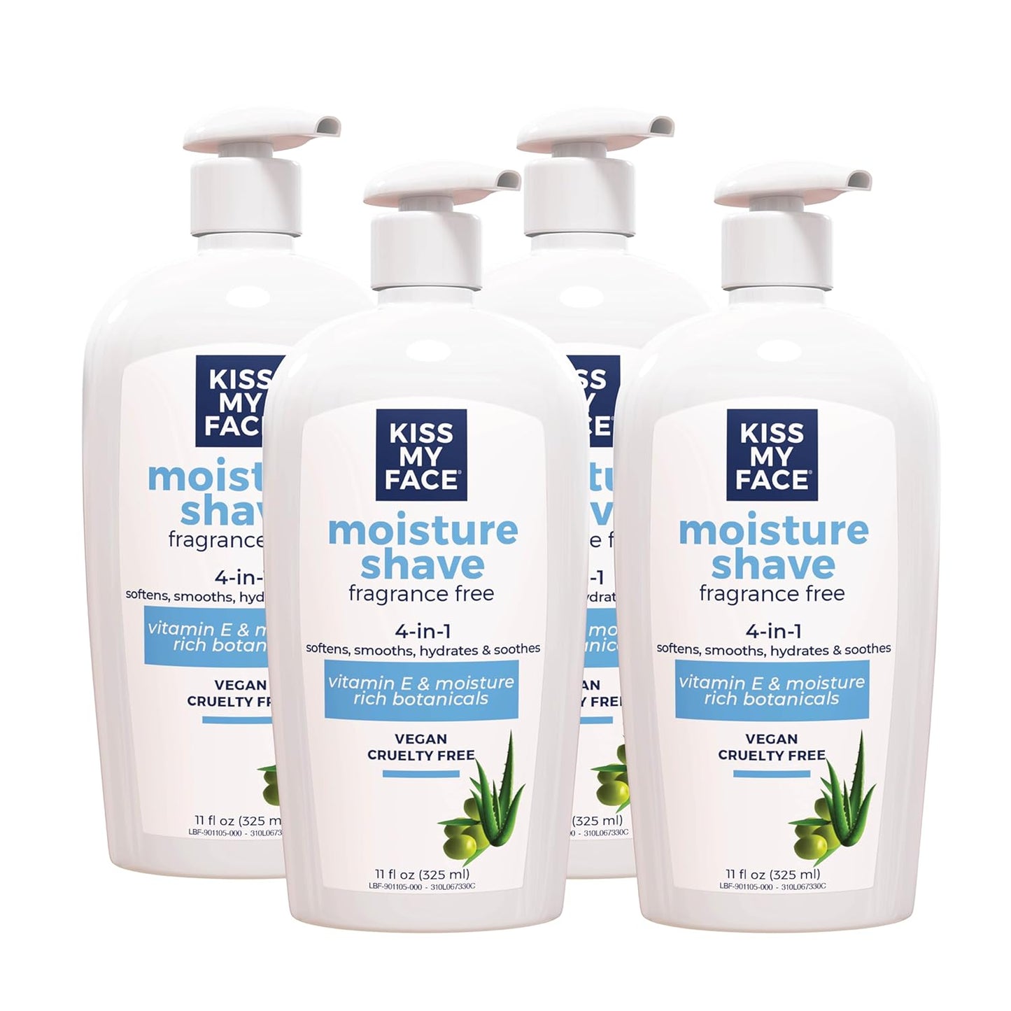Kiss My Face Moisture Shave Cream for Smooth, Close Shaves
