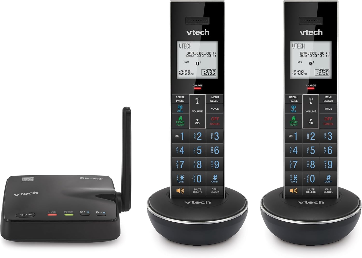 VTech LS6331-2 Expandable Cordless Phone with Smart Call Blocker