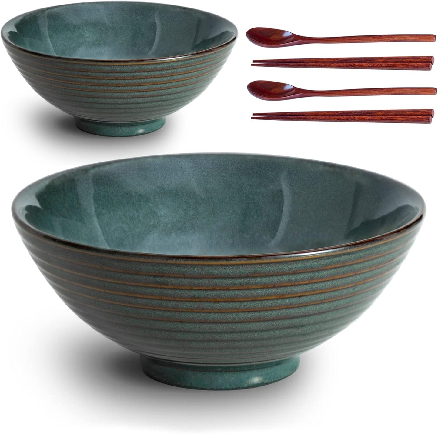 Authentic Japanese Ramen Set - Includes Spoons & Chopsticks!