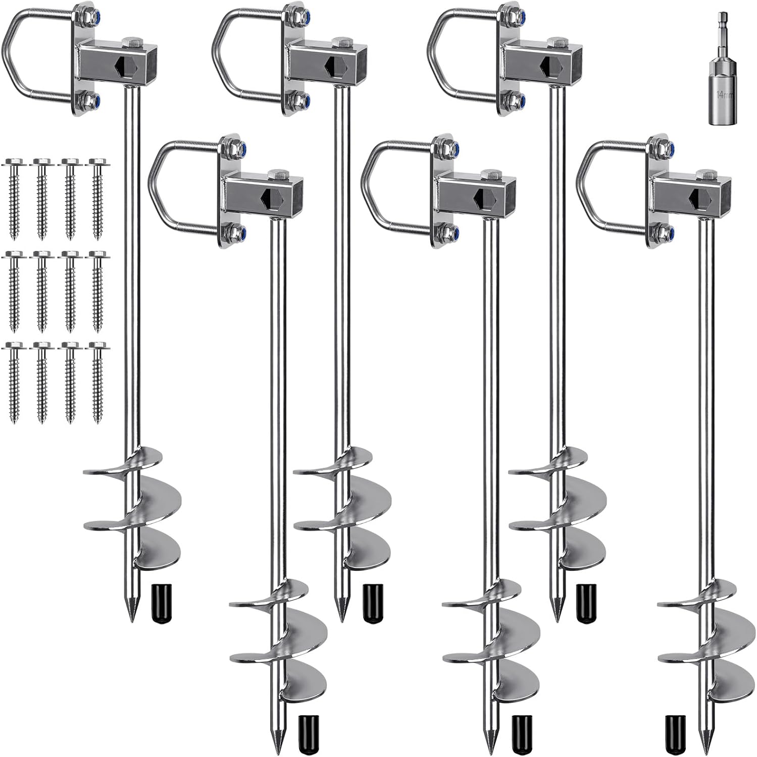Multi-Purpose Ground Anchors for Trampolines and More