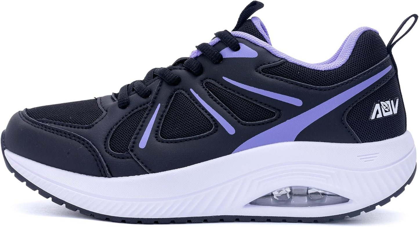 AOV Women Arch Support Walking Shoes for Plantar Fasciitis Relief
