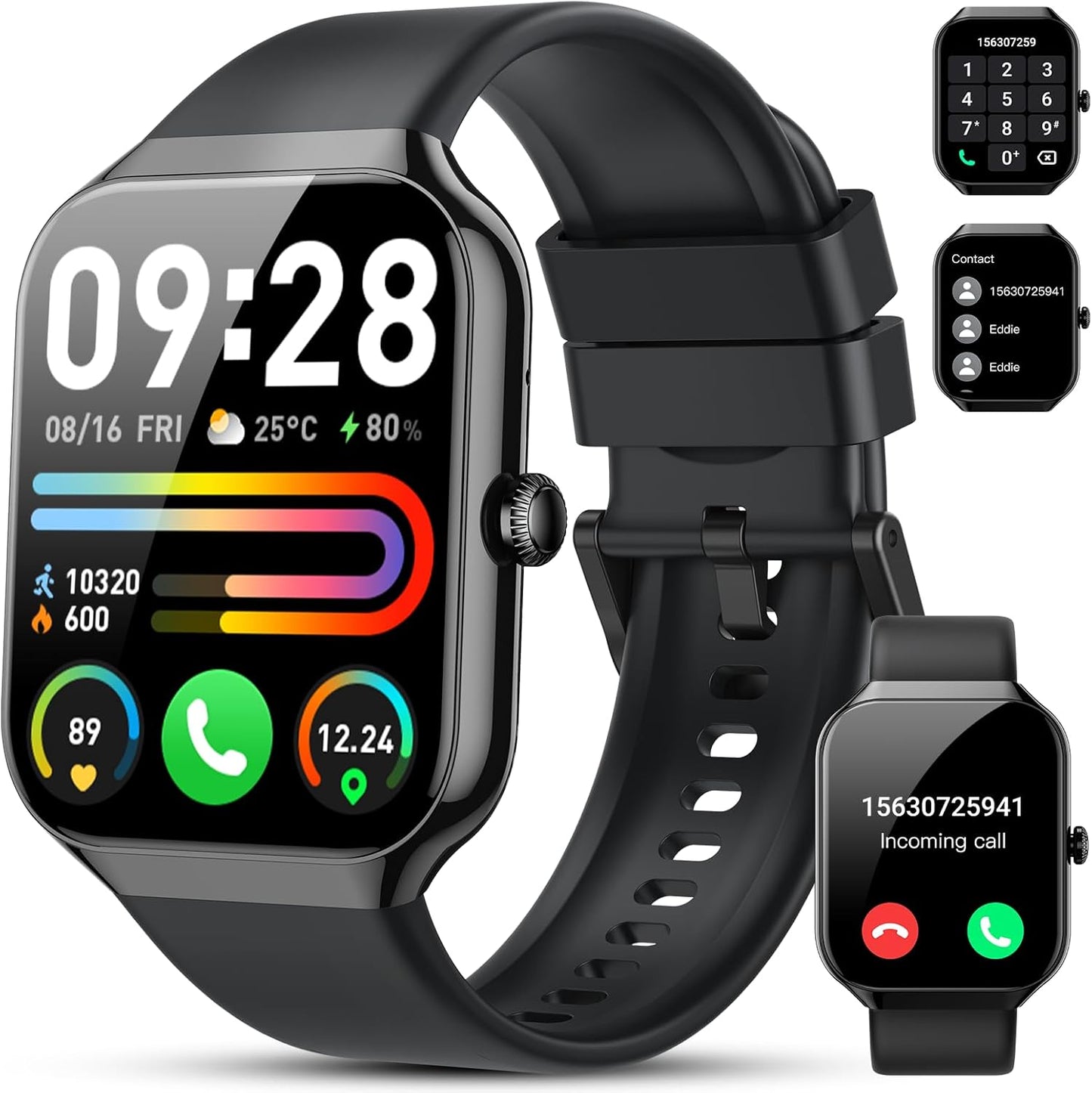Smart Watch with Bluetooth Call and 110+ Sport Modes for All