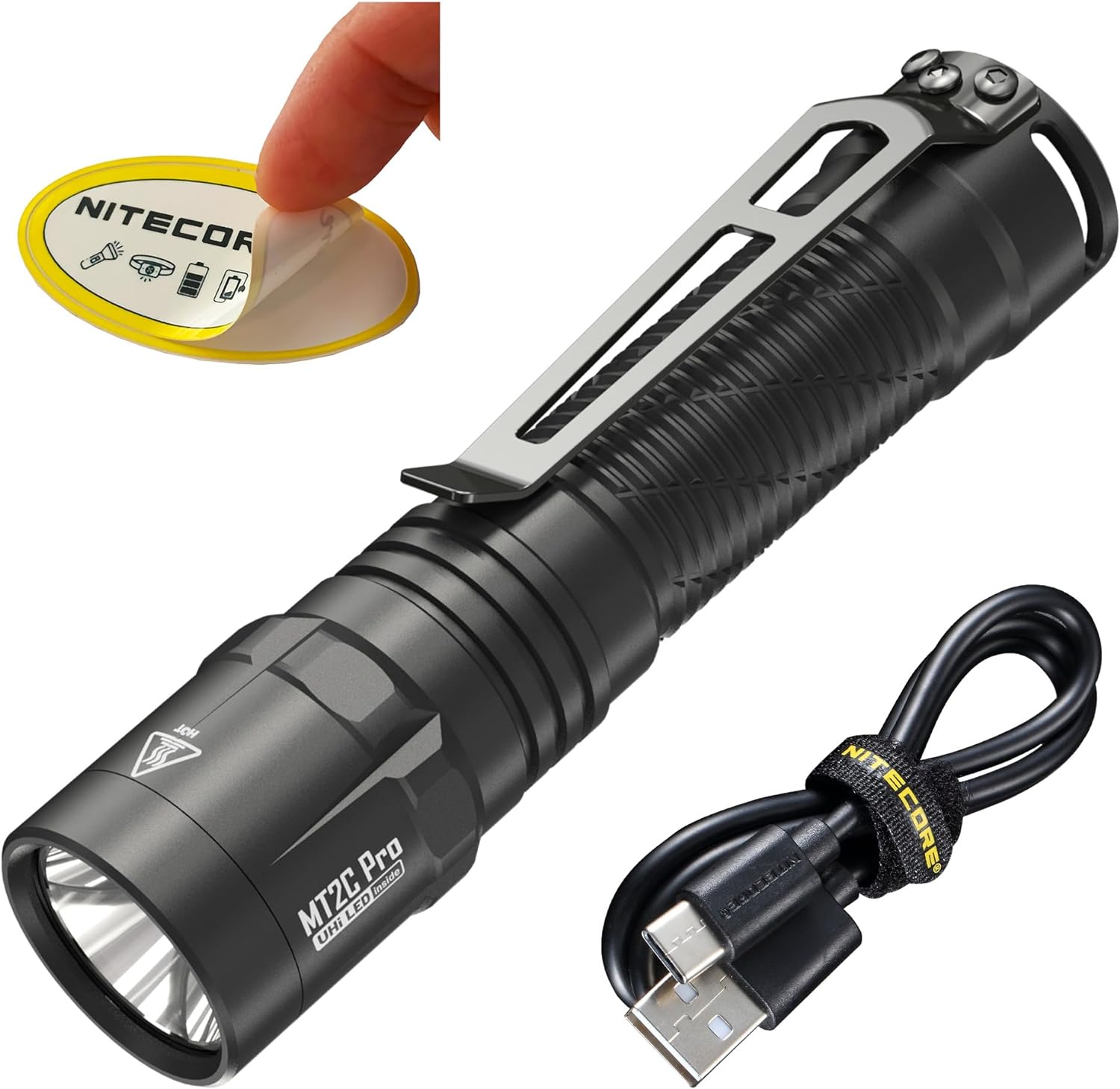 Nitecore MT2C Pro EDC Flashlight: 1800 Lumens, USB-C Rechargeable