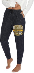 Zubaz Womens Marled Super Soft Lightweight Jogger Pant - Game Day