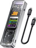 DOCKCASE Explorer Edition M.2 NVMe Enclosure - Smart Display PLP