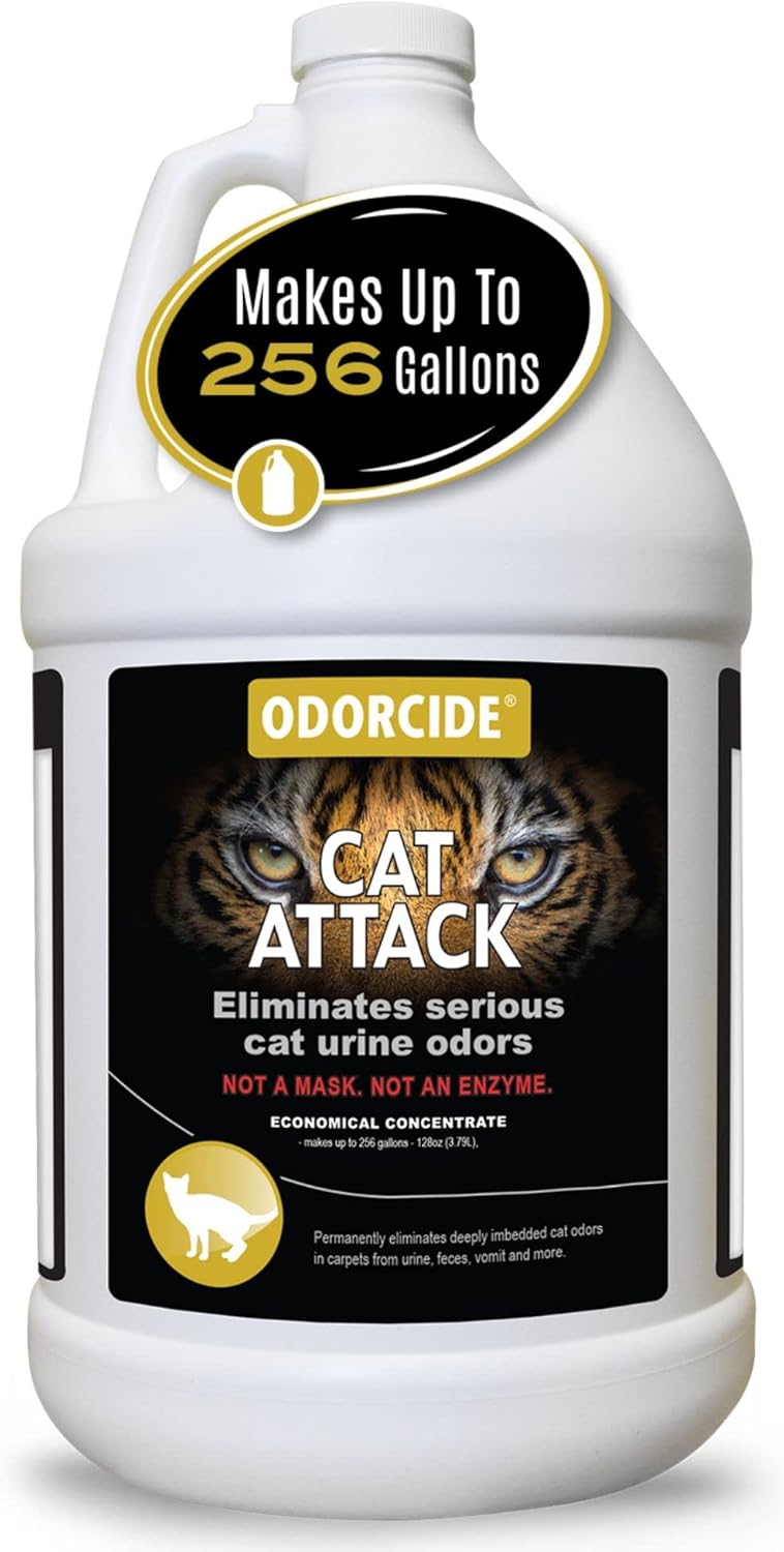 Odorcide Cat Attack Concentrate - Ultimate Cat Odor Eliminator
