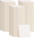 Disposable Paper Coasters 4 in Square 600 Pack - Bulk Blank Cardboard