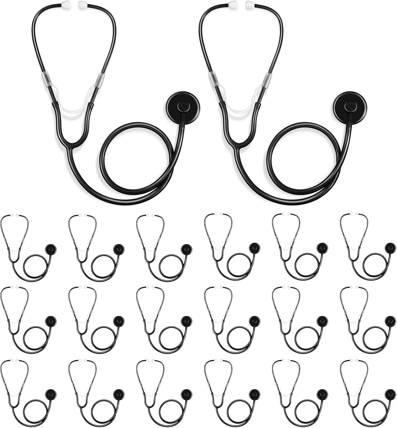 20 Pcs Kids Stethoscope Toy for Doctor Nurse Role Play Fun