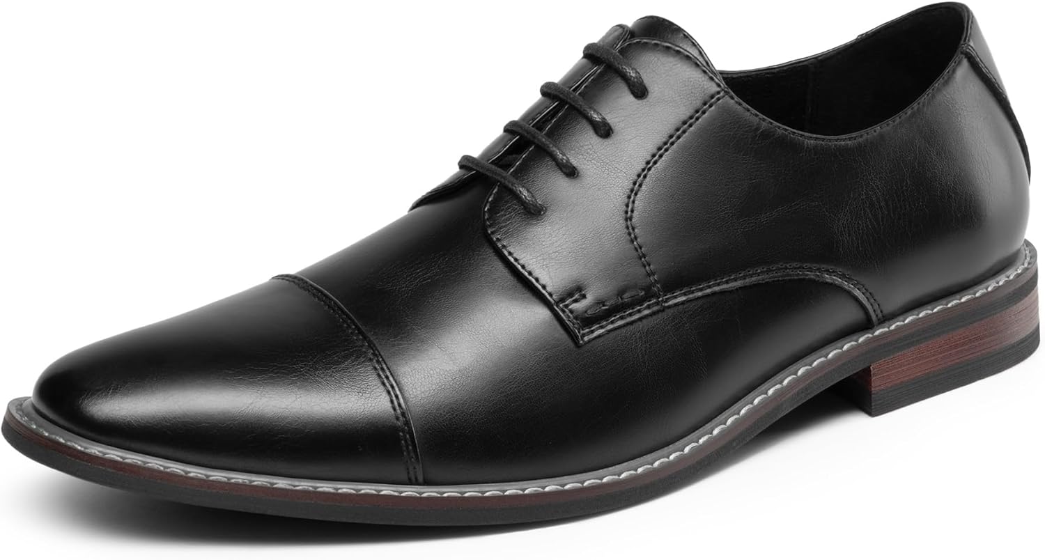 Bruno Marc Men's Prince Classic Modern Formal Oxford Dress Shoes