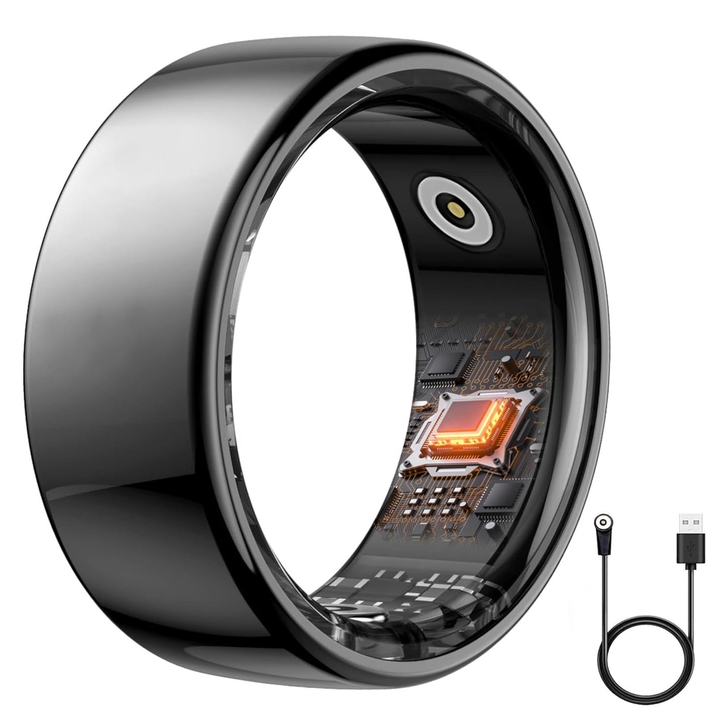 Smart Ring Health Tracker with Heart Rate Monitor for All