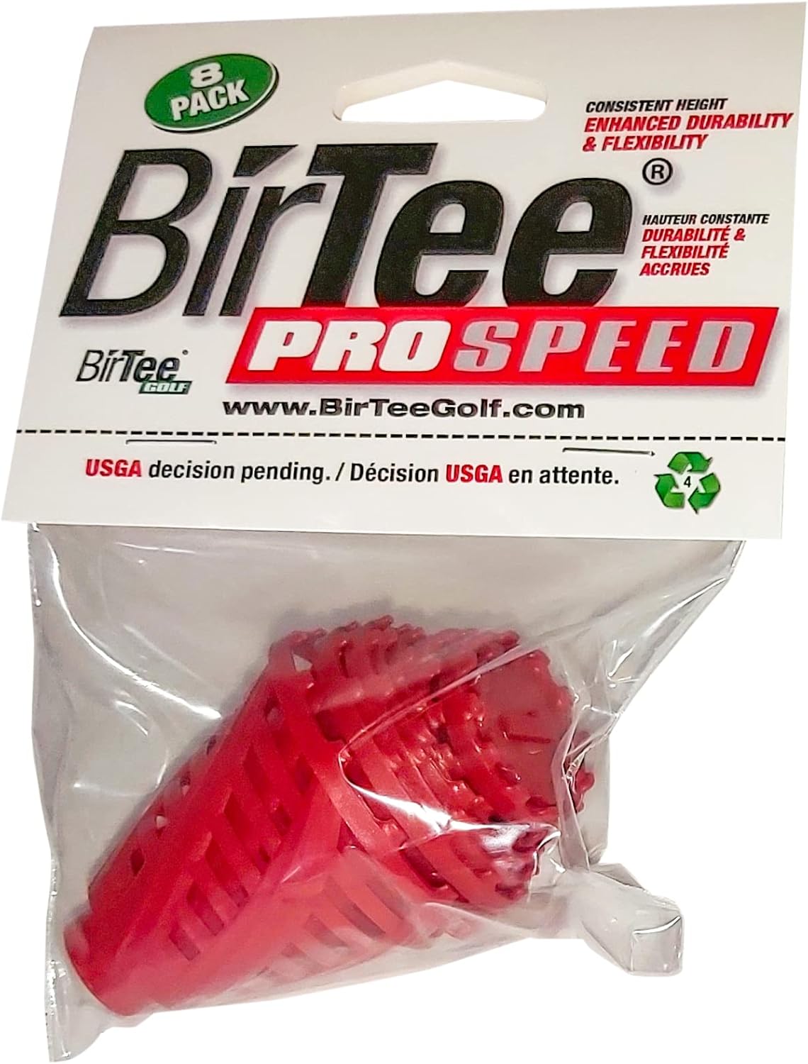 PRO Speed Golf Tees - Enhanced Durability - 8 Pack