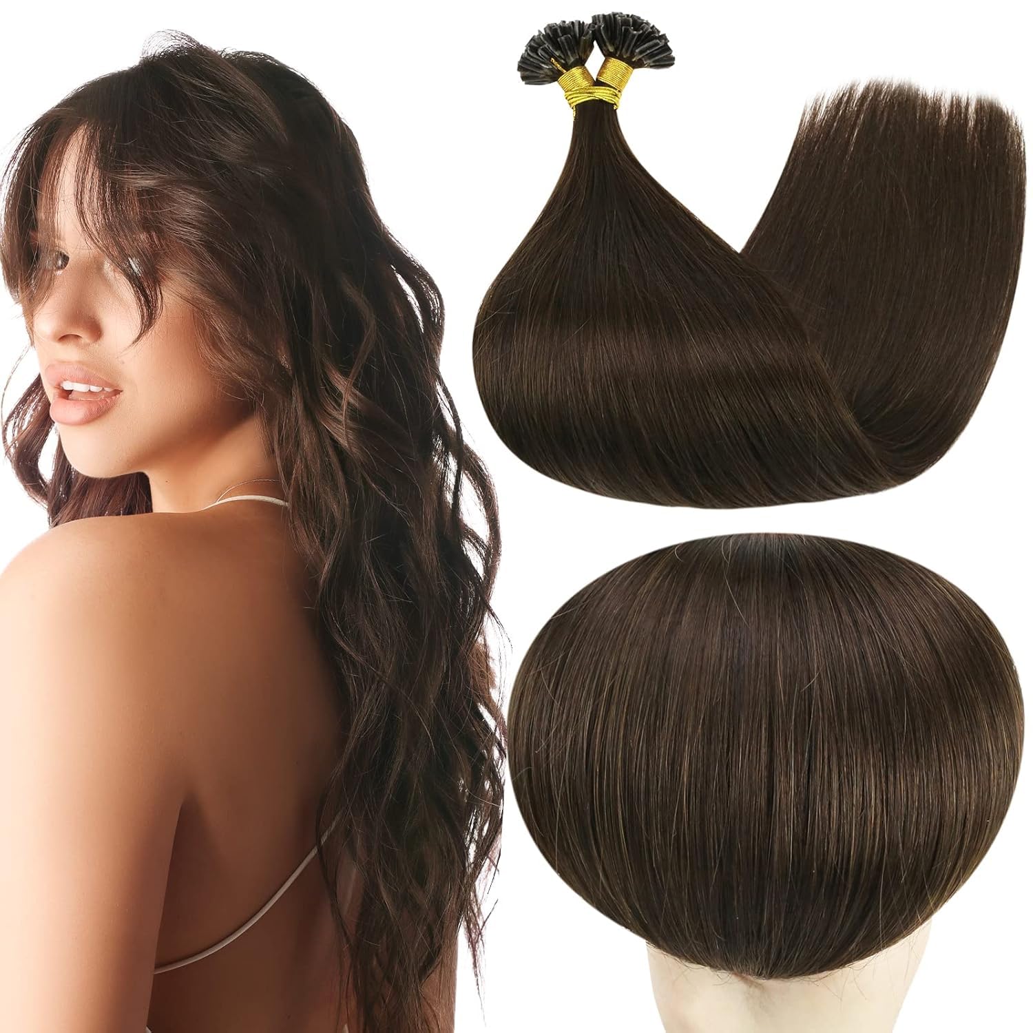 Full Shine U Tip Hair Extensions for a Natural Look and Style
