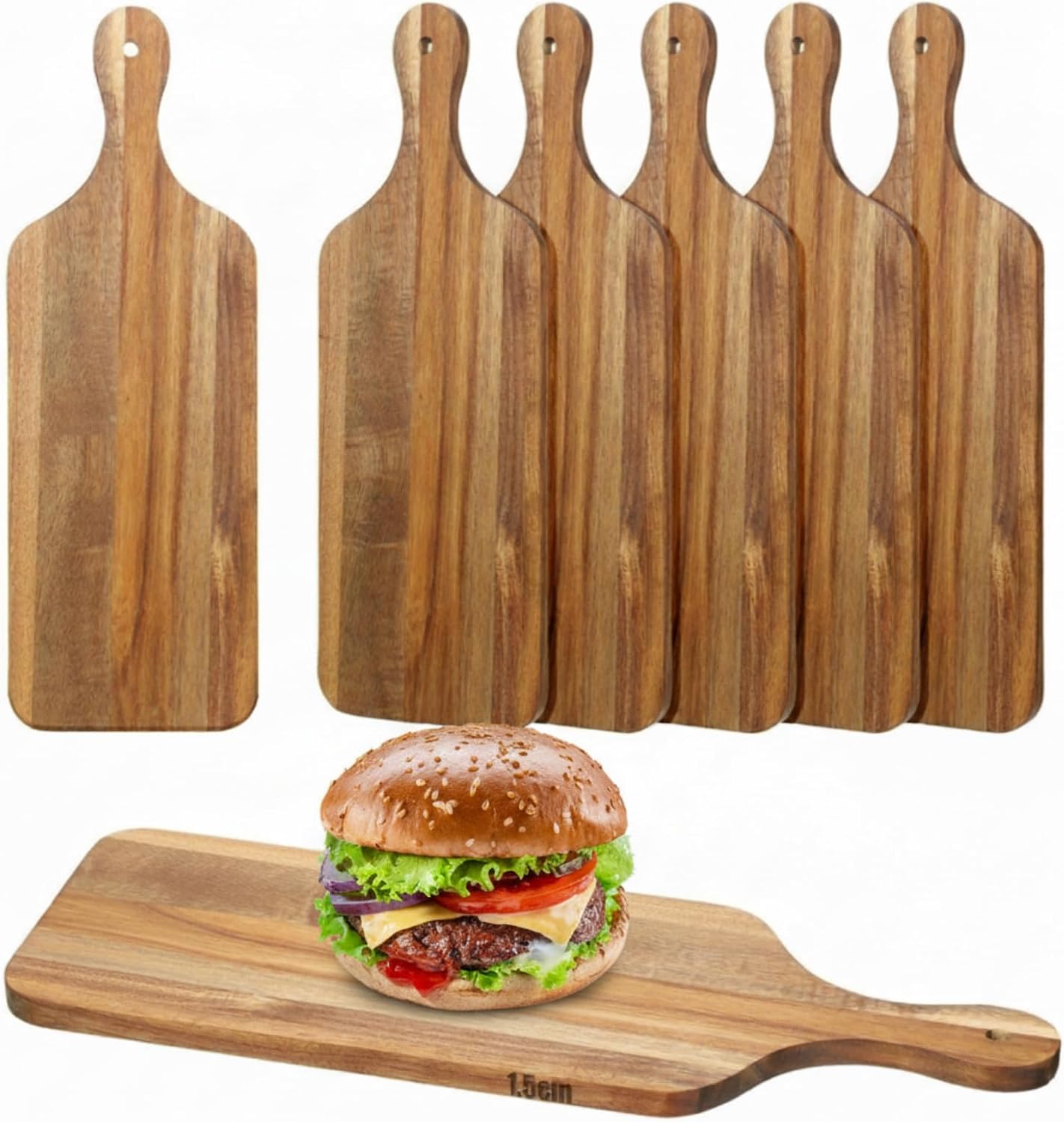 6 Pcs Cutting Board Bulk Kitchen Thicken Chopping Platter