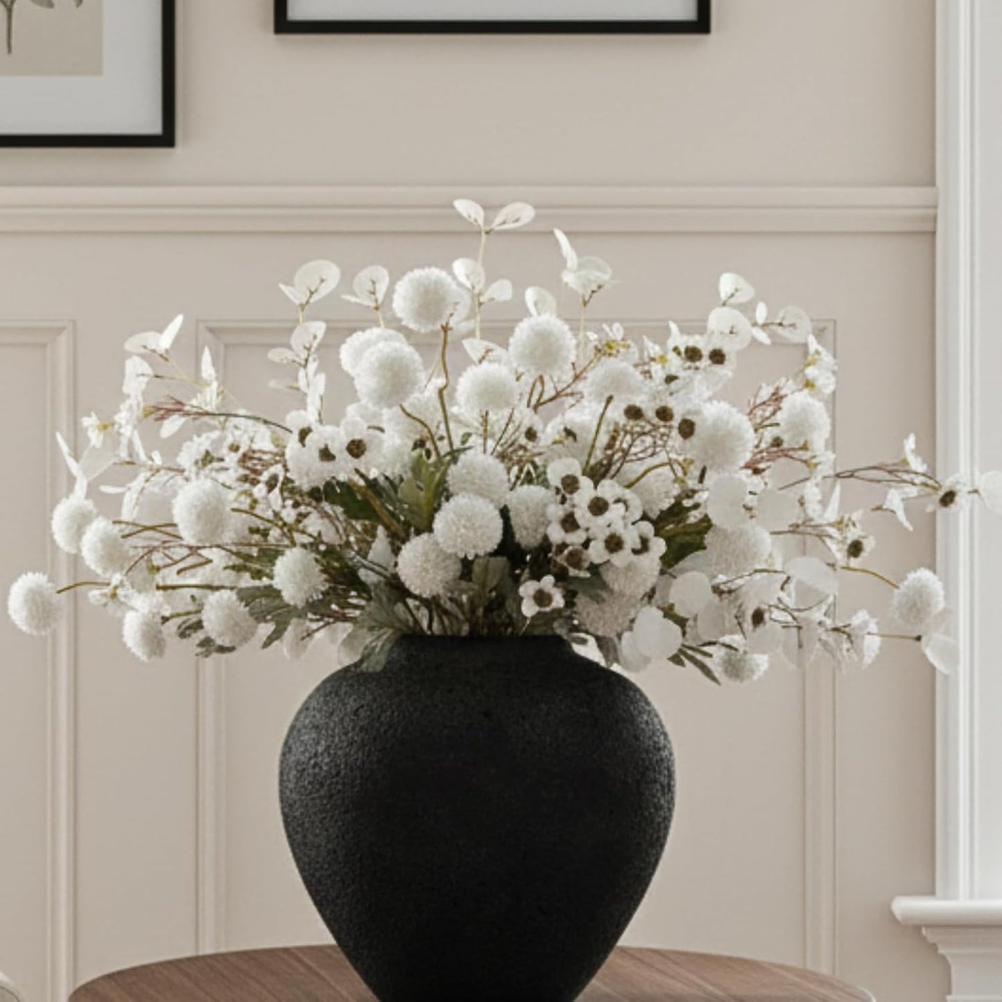 White Artificial Flowers Bulk for Realistic Home Decor Centerpieces