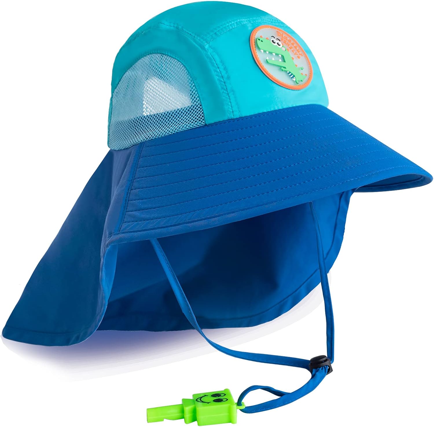 FENELY Kids Sun Hat UPF 50+ with Neck Flap - Ultimate Sun Protection!