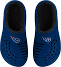 FOCO Men's NFL Sherpa Lined Big Logo Clog - Warm Slip-On Comfort