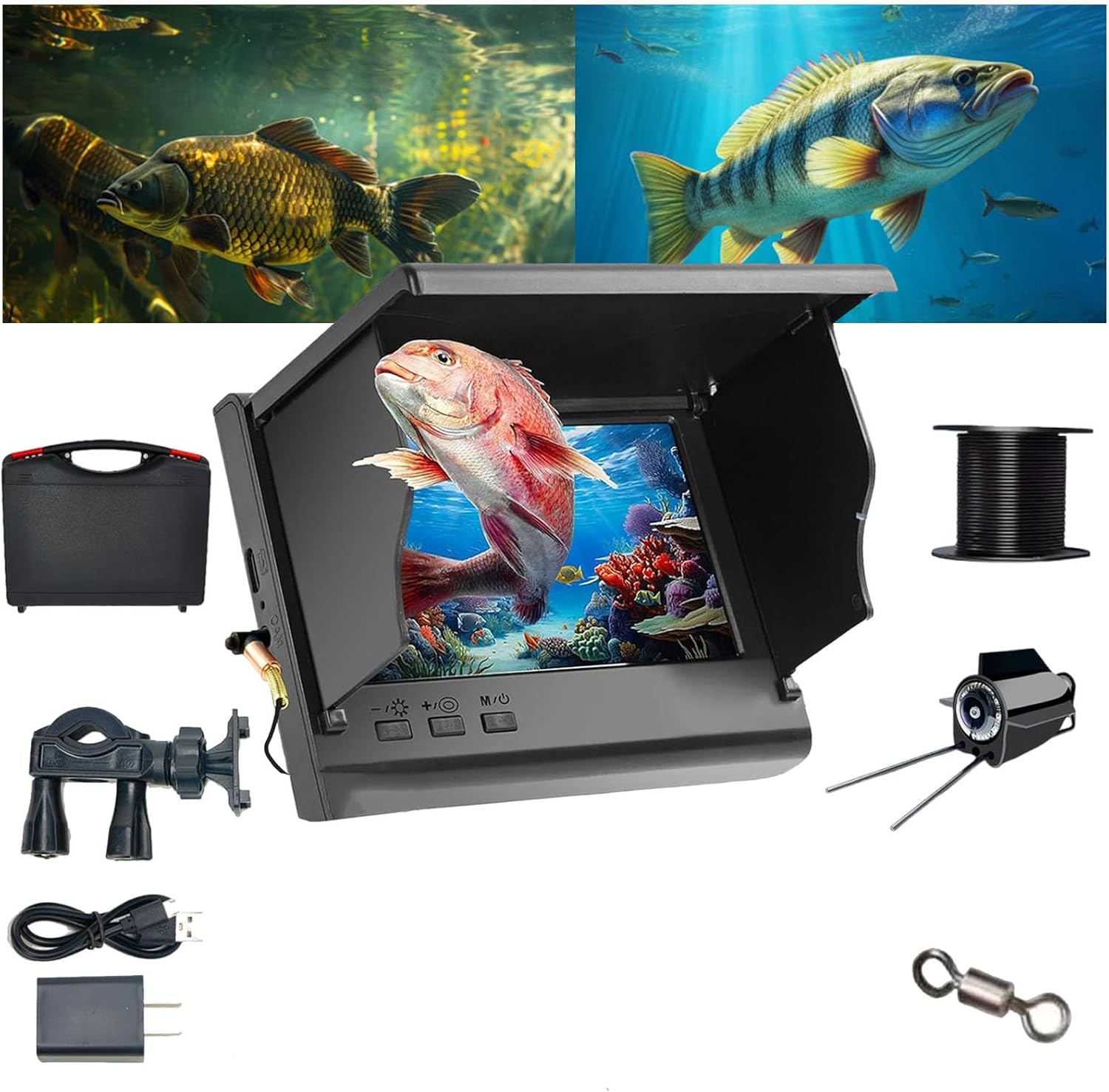 Colitt Underwater Fishing Camera - 20MP Wide Angle Lens