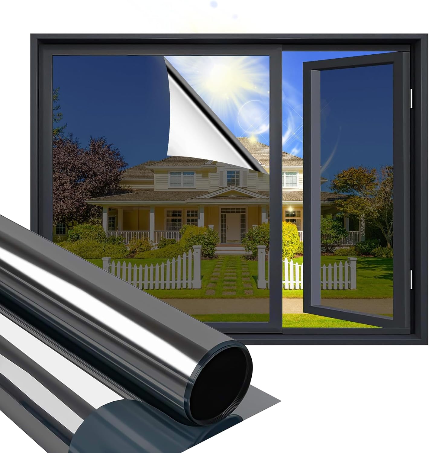 Niviy One Way Window Film for Privacy and UV Protection