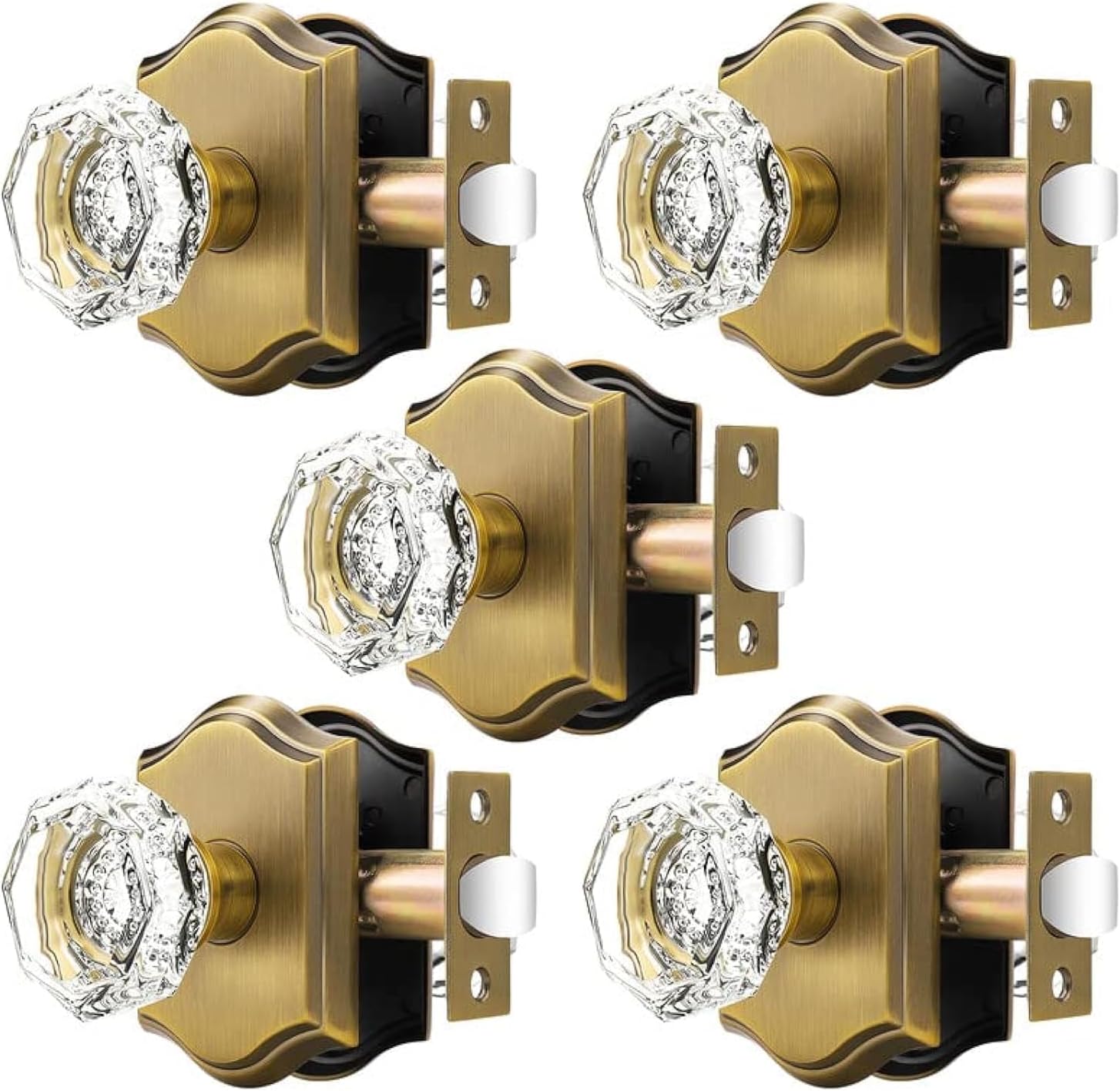 Orger Passage Door Knobs for Hallway and Closet - Vintage Style