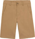 Nautica Boys School Uniform Flat Front Twill Short - Durable Comfort