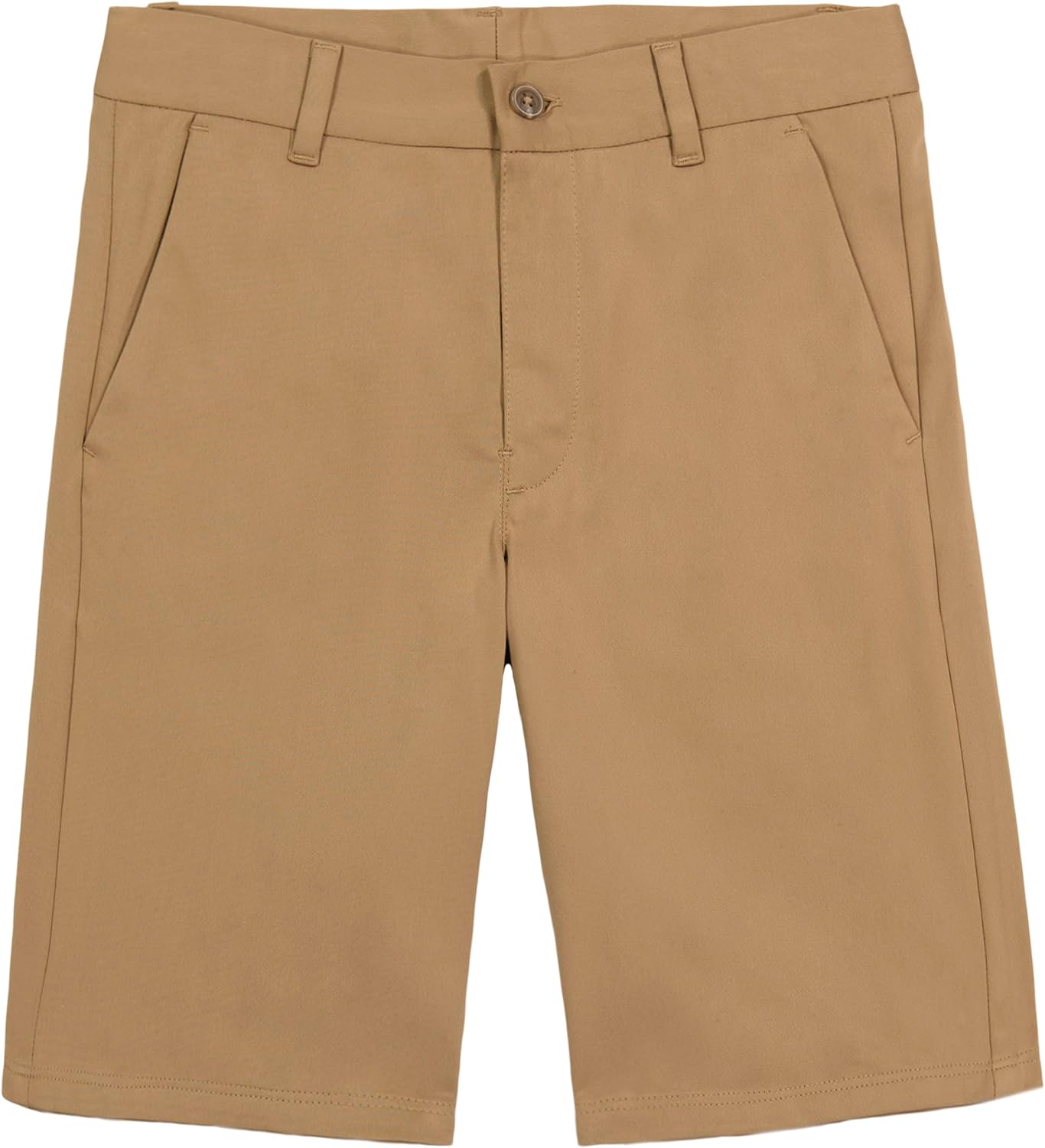 Nautica Boys School Uniform Flat Front Twill Shorts for Comfort