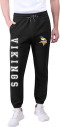 Ultra Game NFL Official Super Soft Fleece Game Day Jogger Pants - Slim