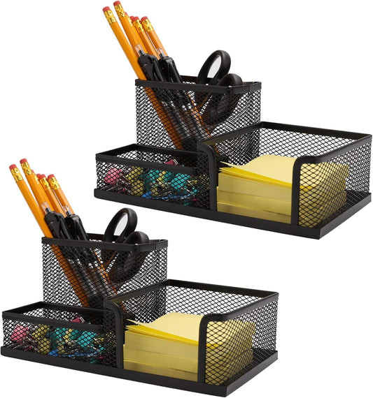 Ludato Mesh Pen Holder - Desk Organization Power