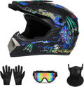 Youth Motocross Helmet Full-Face - FMVSS-218 Safety Certified