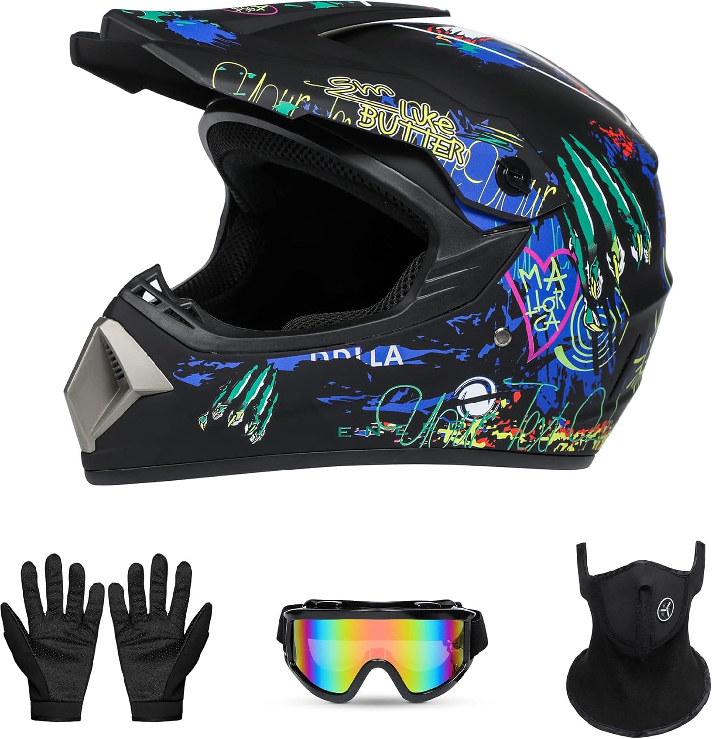 Youth Motocross Helmet - Safe, Comfortable, and Stylish Gear