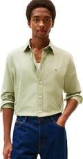 Tommy Hilfiger Mens Long Sleeve Oxford Shirt - Regular Fit Button-Down