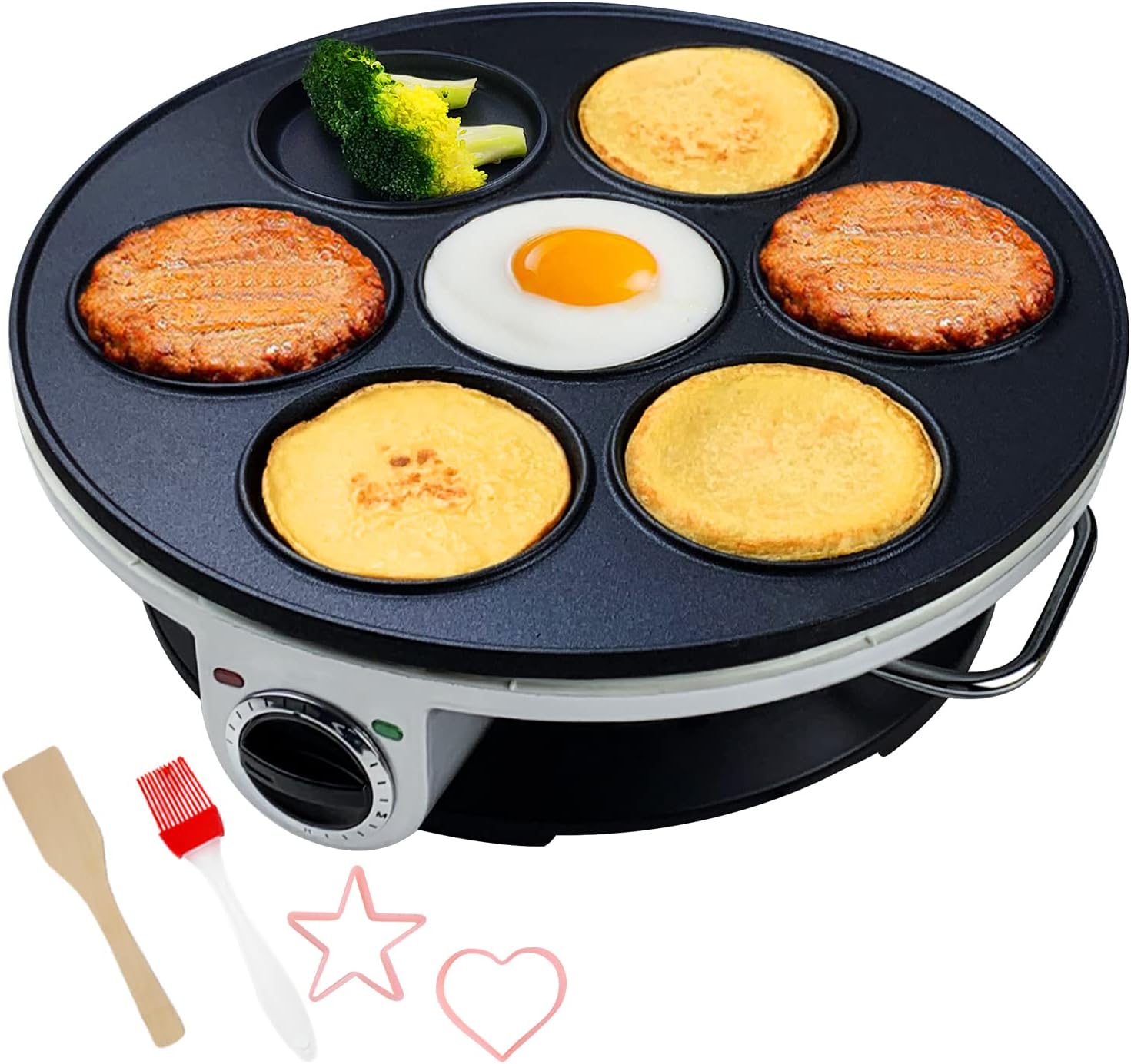 Kids Electric Mini Pancake Maker - Nonstick Fun!