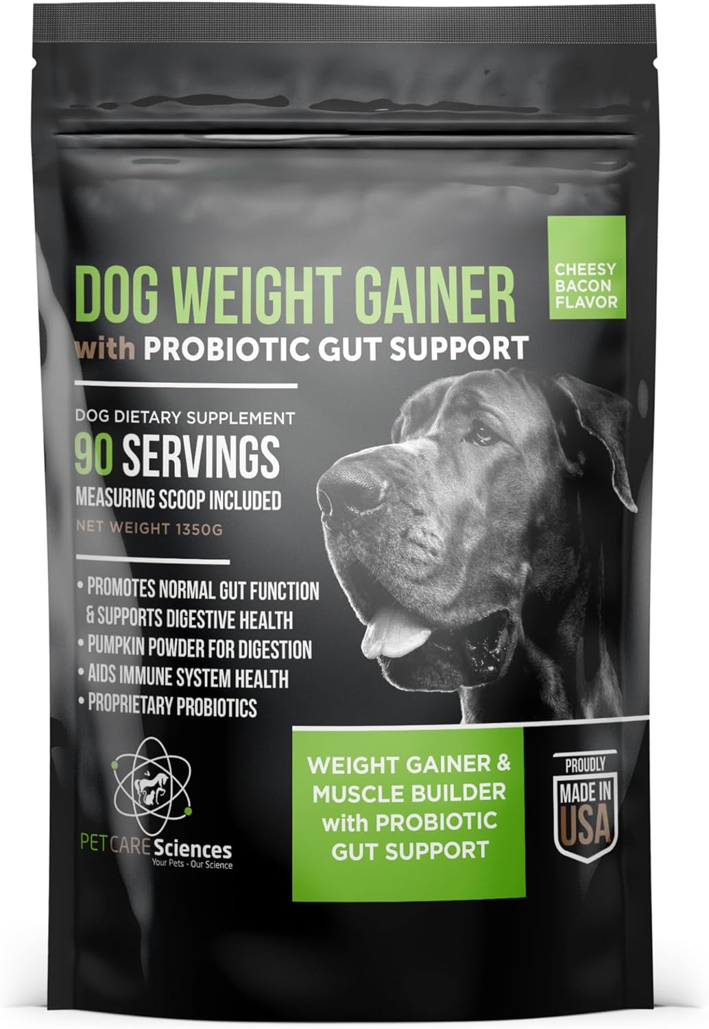 Dog Weight Gainer with Probiotic Gut Support for Healthy Dogs