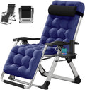 Zero Gravity Chair Lawn Recliner - Folding Portable Chaise DoCred