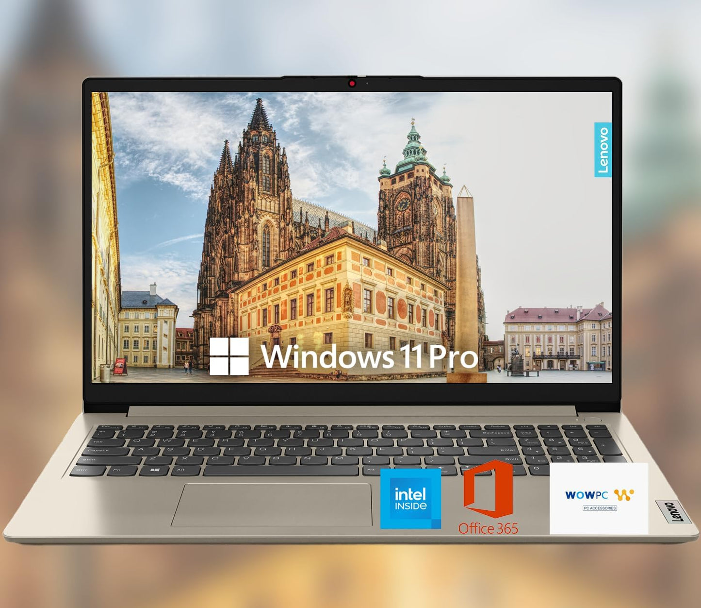 Lenovo 15.6 HD IdeaPad with Microsoft 365 and 12GB RAM